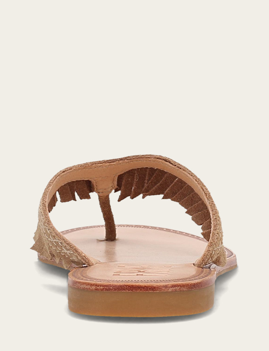 Almond Sandals Frye Women's Almond Ava Fringe Sandals