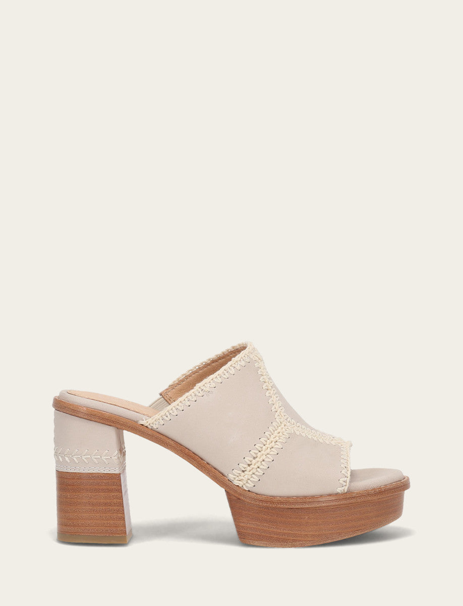 Ivory Sandals Frye Women's Ivory Pipa Crochet Platform Sandals