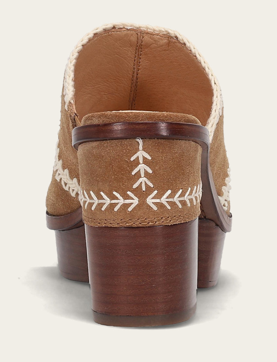 Almond Sandals Frye Women's Almond Pipa Crochet Platform Sandals