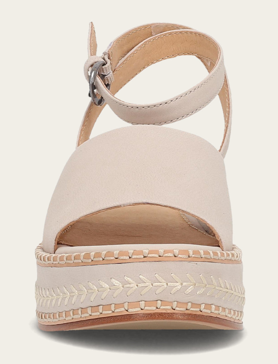 Ivory Sandals Frye Women's Ivory Joy Ankle Strap Platform Sandals