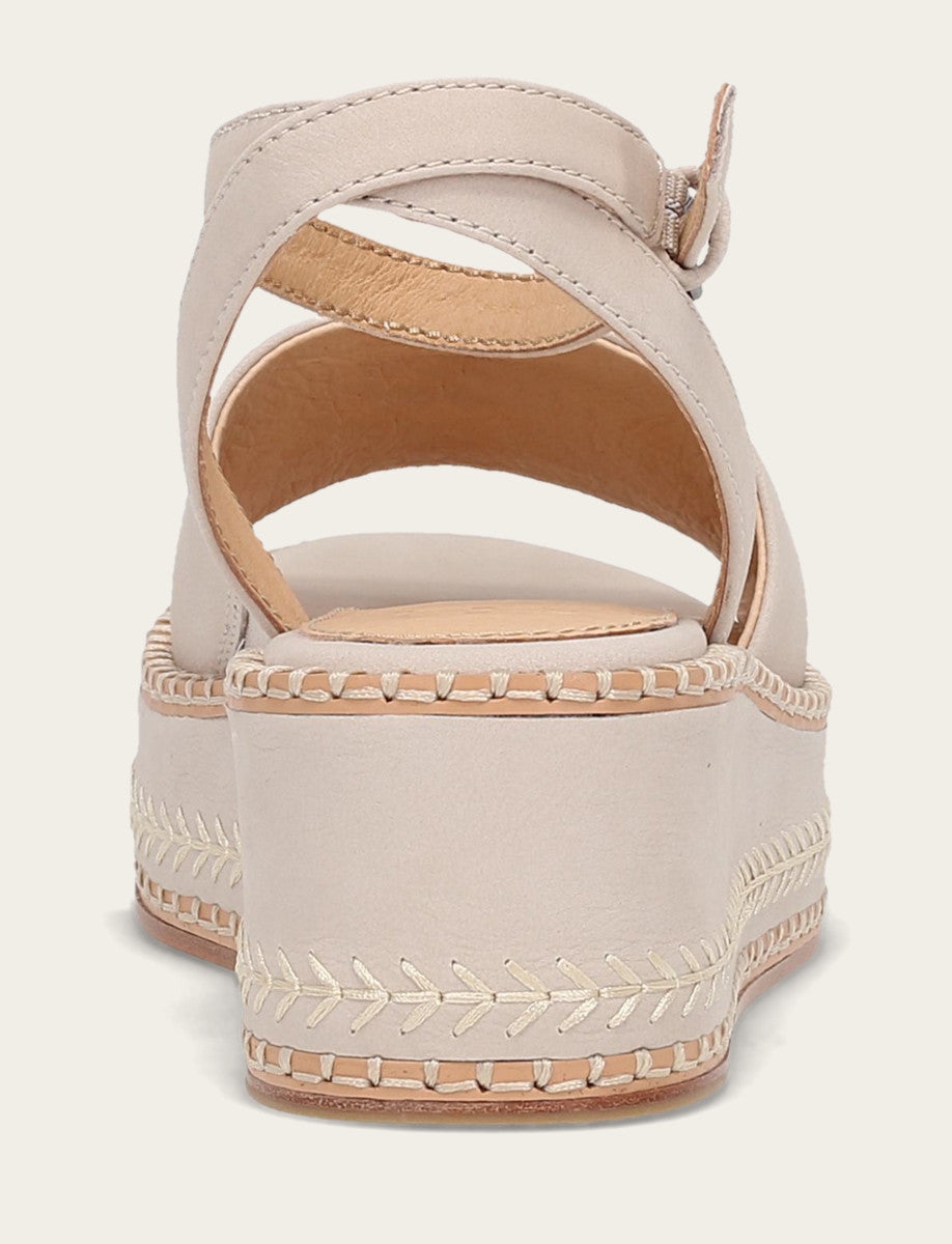 Ivory Sandals Frye Women's Ivory Joy Ankle Strap Platform Sandals
