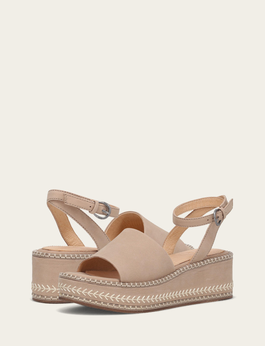 Clay Sandals Frye Women's Clay Joy Ankle Strap Platform Sandals
