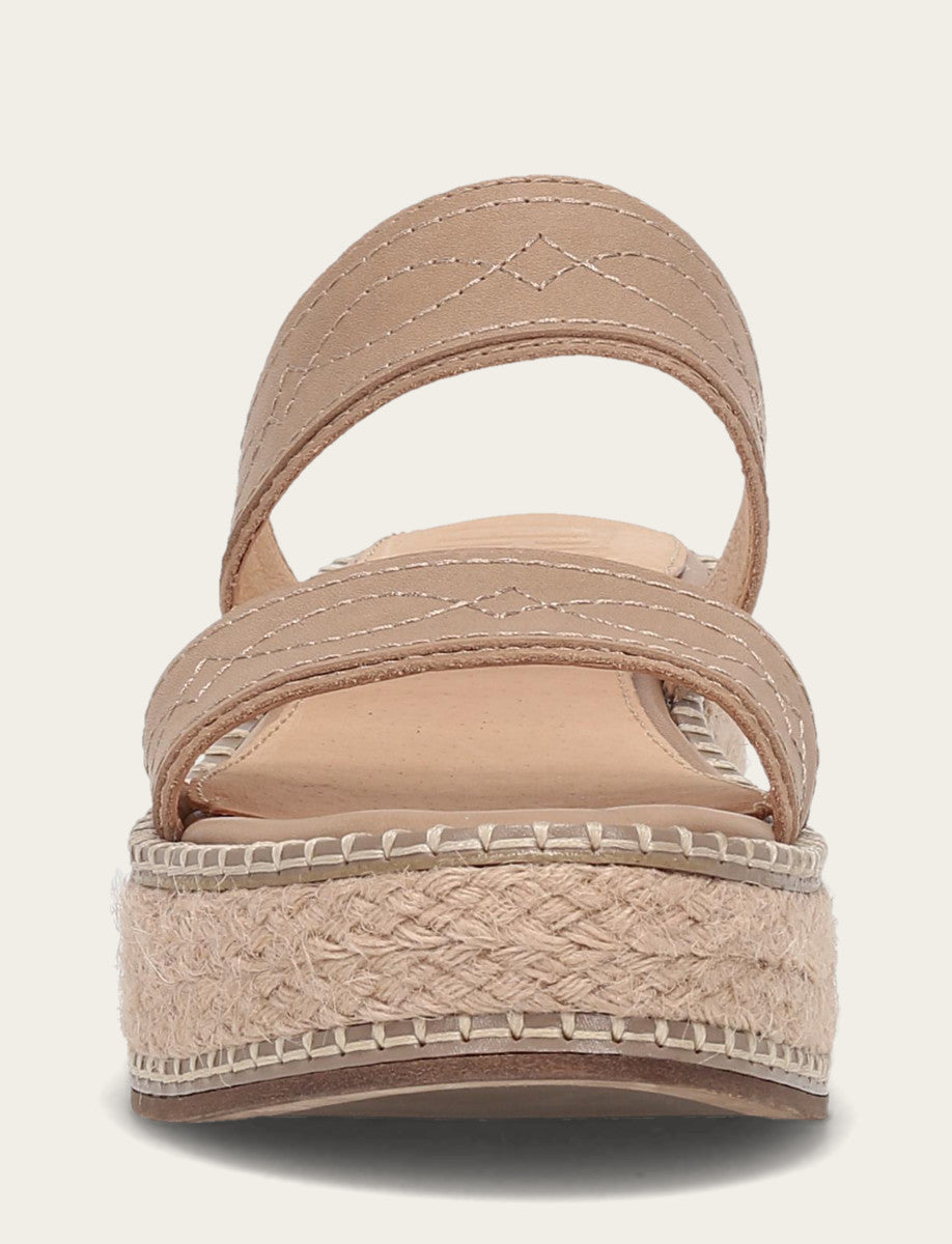 Clay Sandals Frye Women's Clay Joy Woodstock 2 Band Platform Slide Sandals