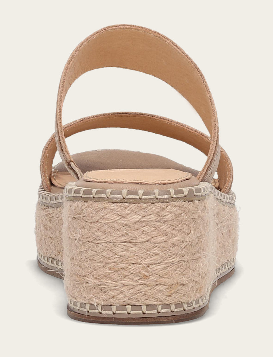 Clay Sandals Frye Women's Clay Joy Woodstock 2 Band Platform Slide Sandals