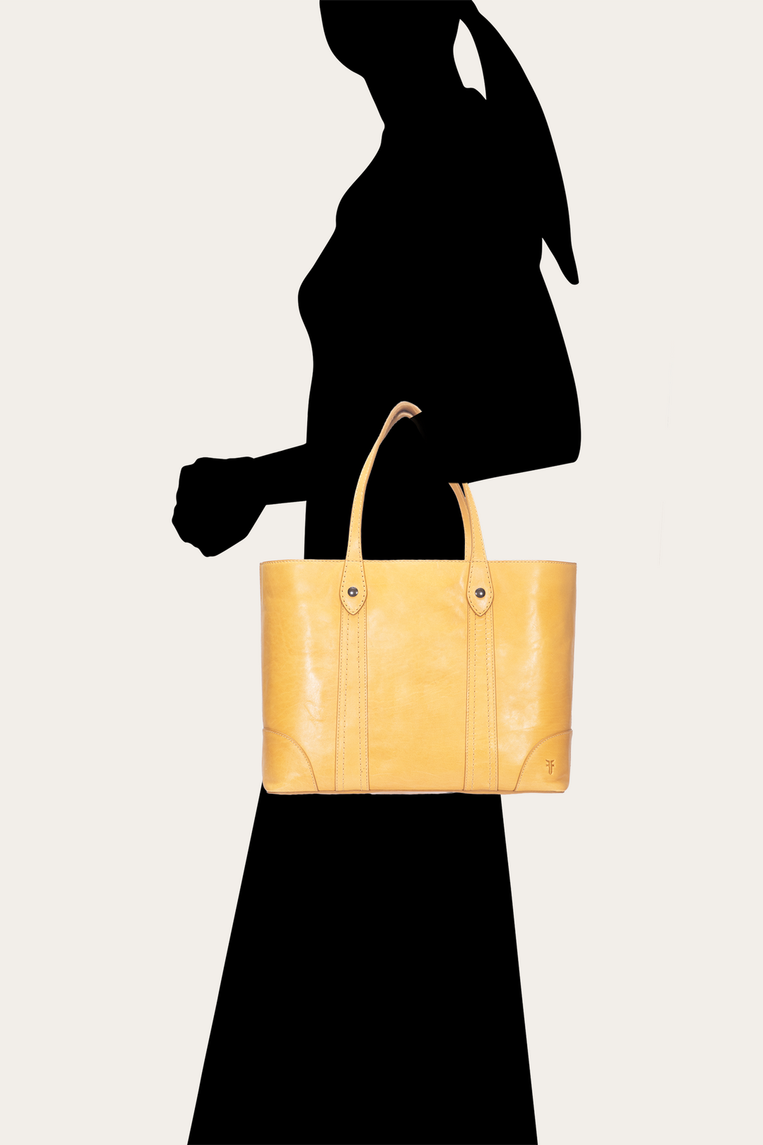 Mustard Handbags Frye Women's Melissa Shopper Handbag