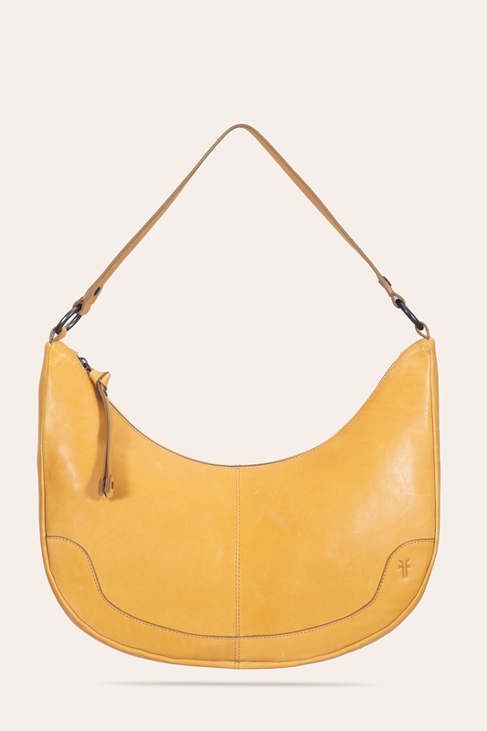 Mustard Handbags Frye Women's Melissa Crescent Hobo Handbag