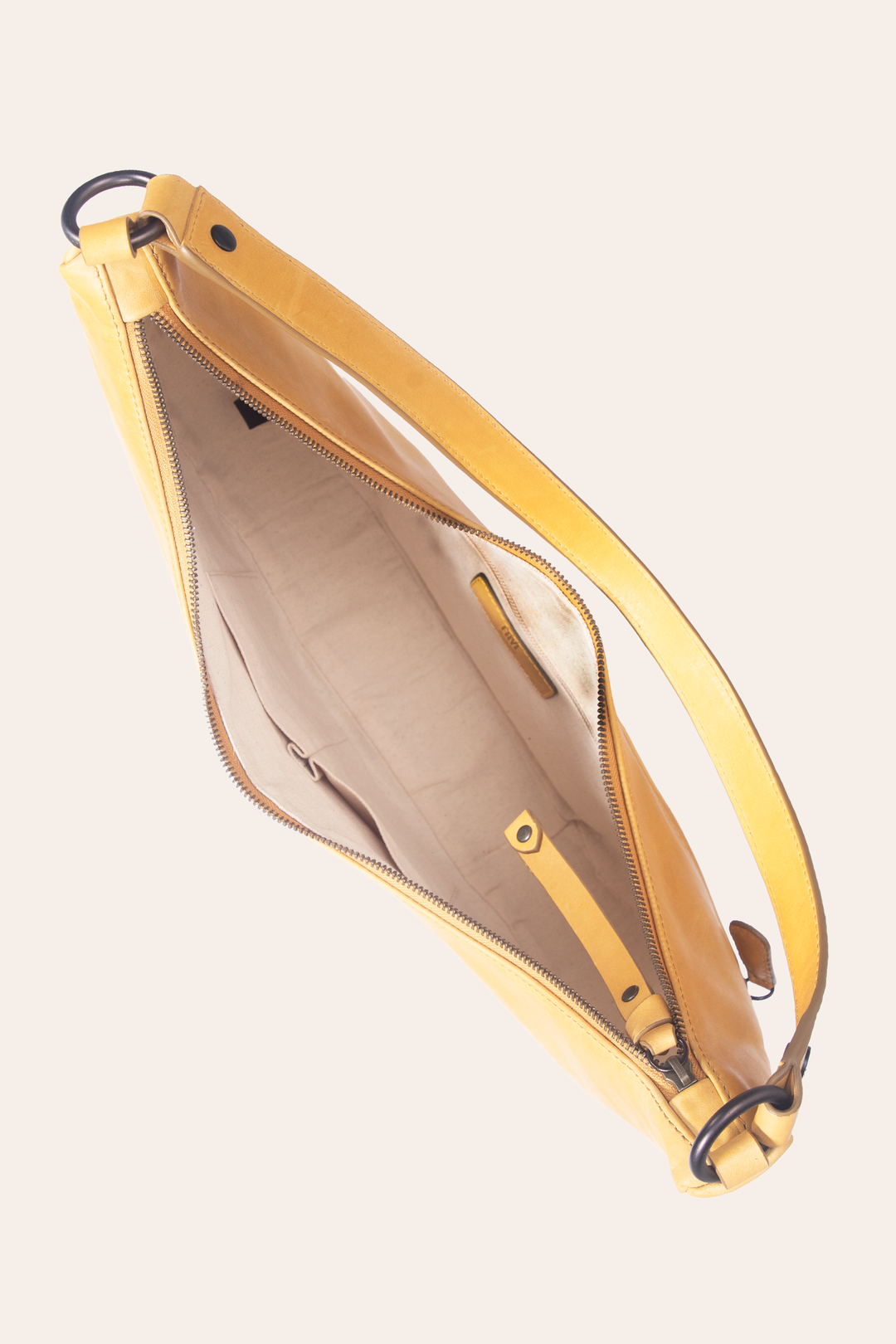 Mustard Handbags Frye Women's Melissa Crescent Hobo Handbag