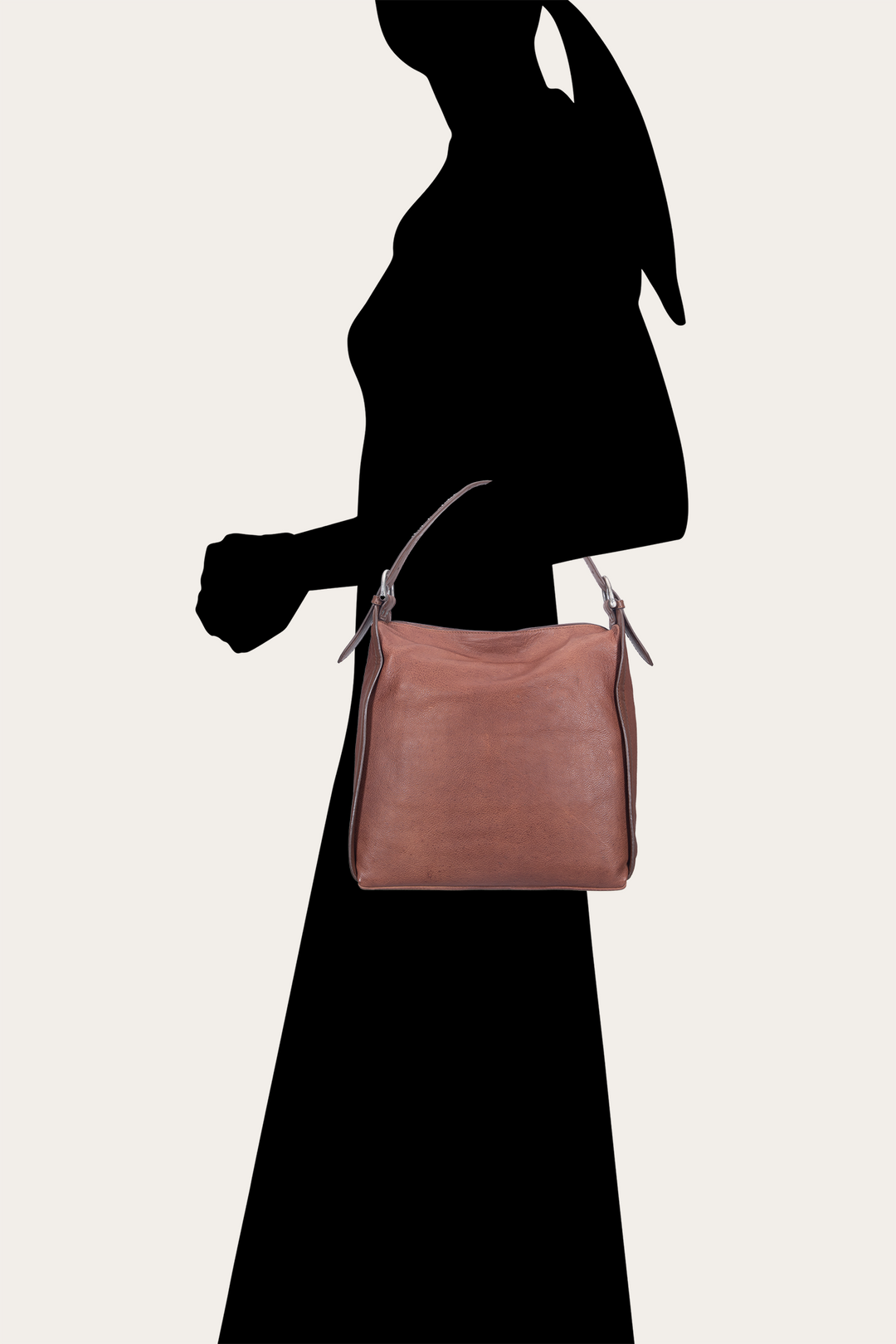 Cognac Handbags Frye Women's Cognac Carla Studded Hobo Handbag