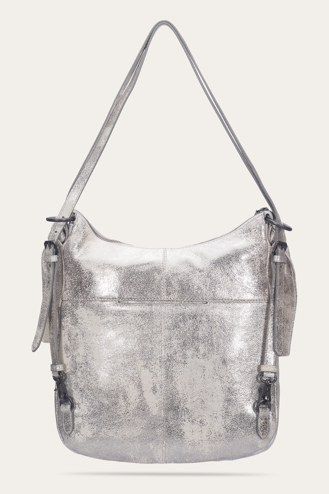 Cream Metallic Handbags Frye Women's Nora Backpack Hobo Handbag