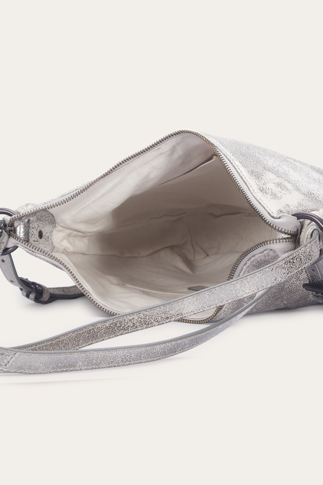 Cream Metallic Handbags Frye Women's Nora Backpack Hobo Handbag