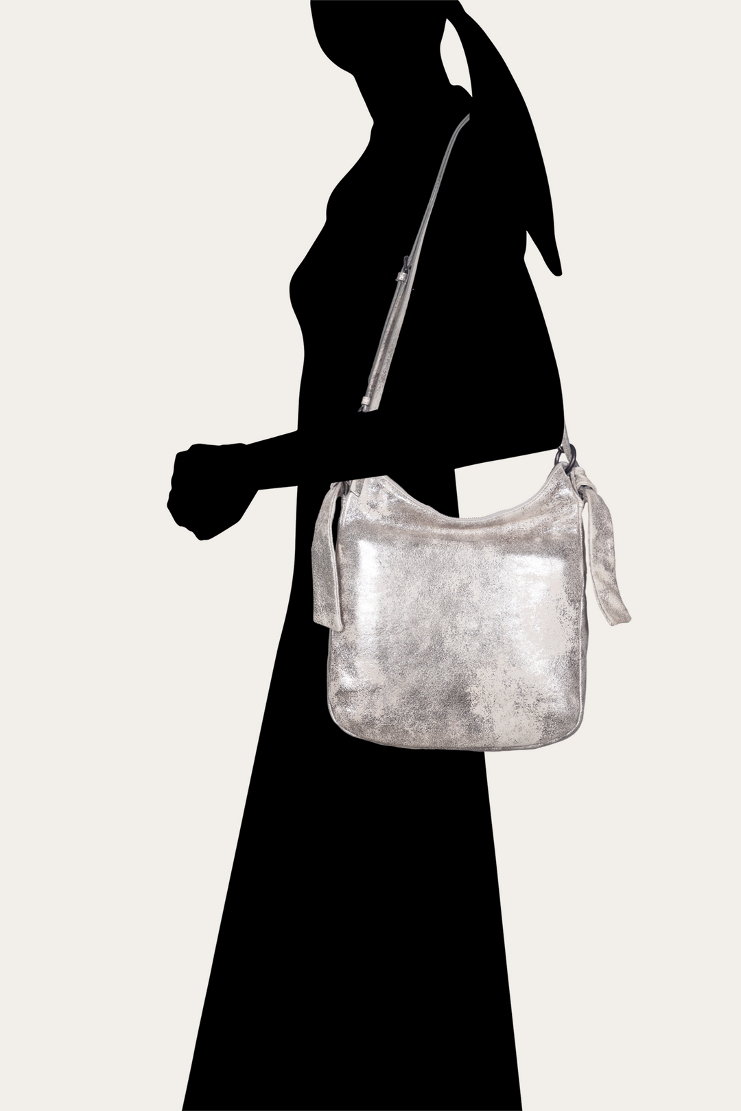 Cream Metallic Handbags Frye Women's Nora Backpack Hobo Handbag