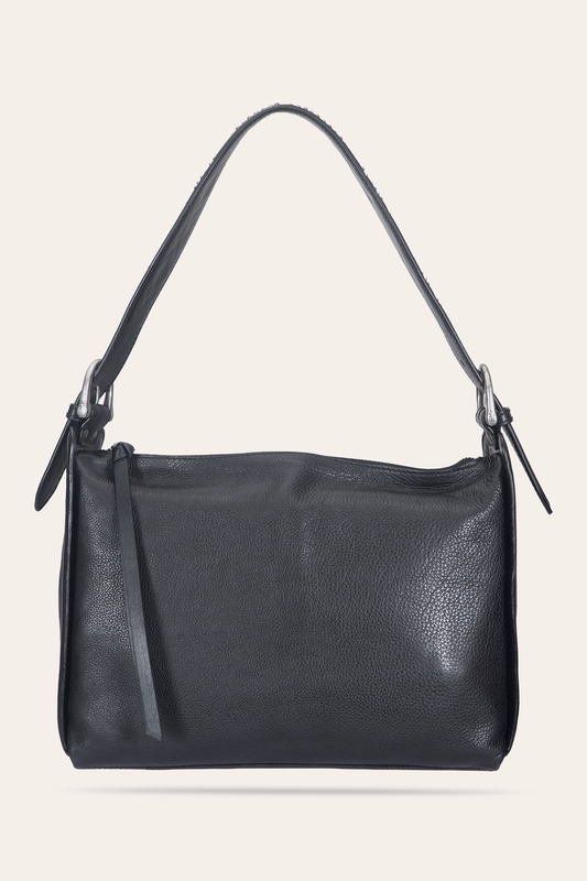 Black Handbags Frye Women's Black Carla Studded Shoulder Bag