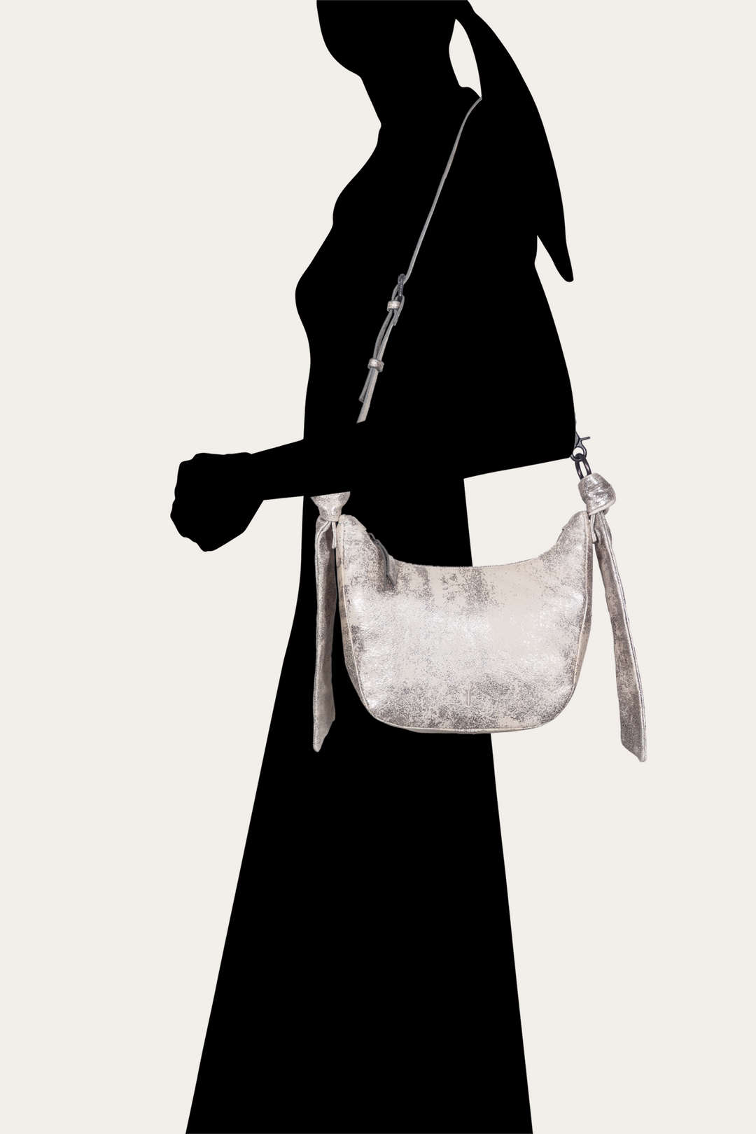 Cream Metallic Handbags Frye Women's Nora Crossbody Bag