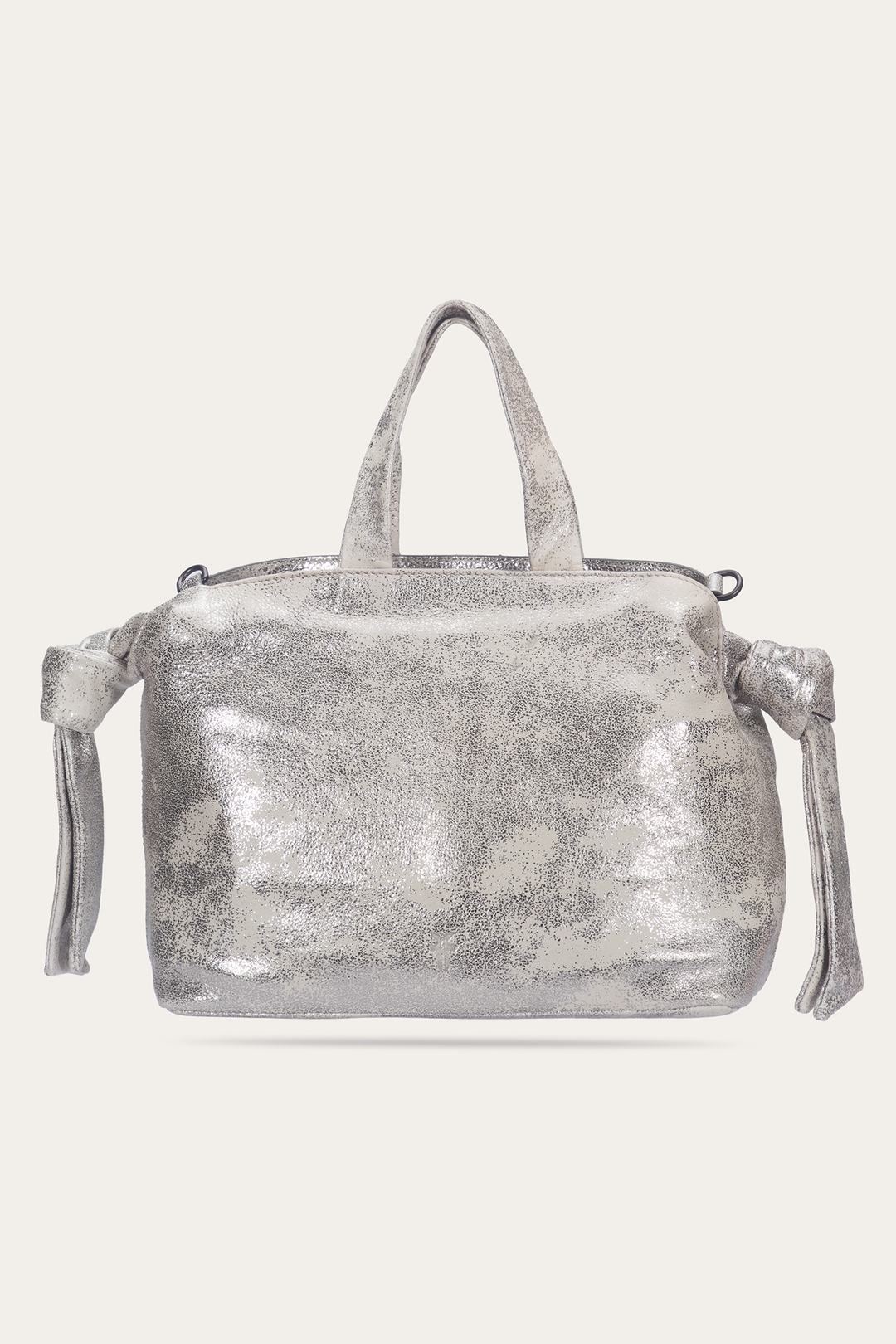 Cream Metallic Handbags Frye Women's Nora Satchel Handbag
