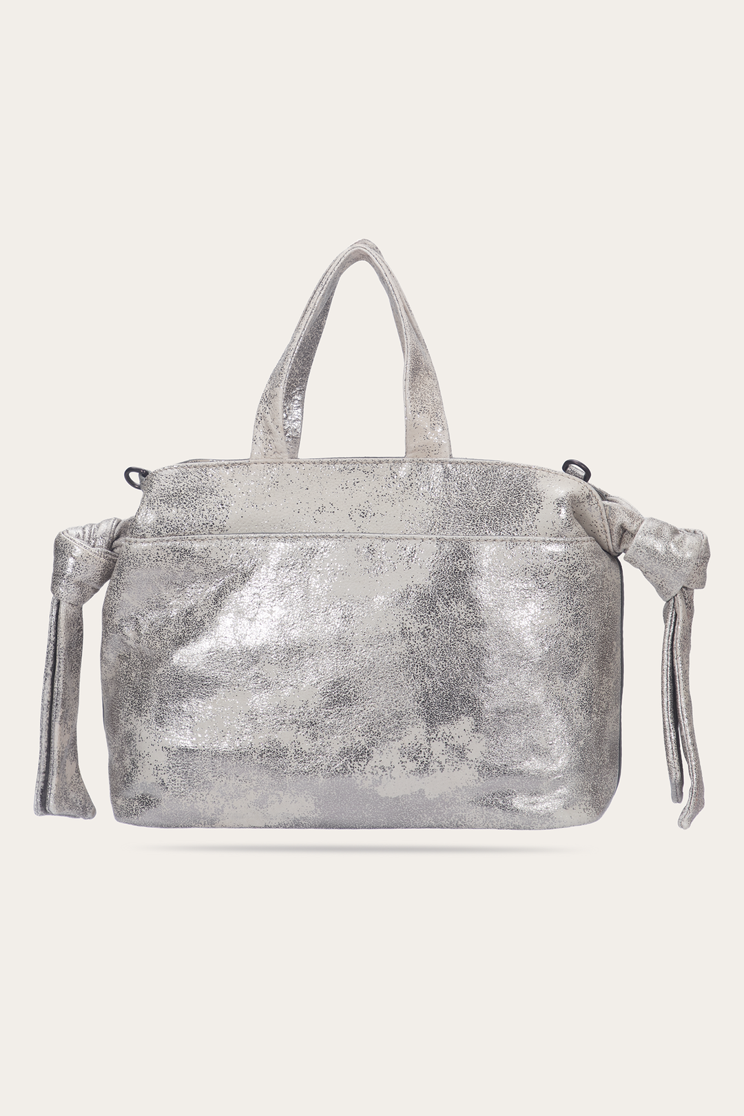 Cream Metallic Handbags Frye Women's Nora Satchel Handbag