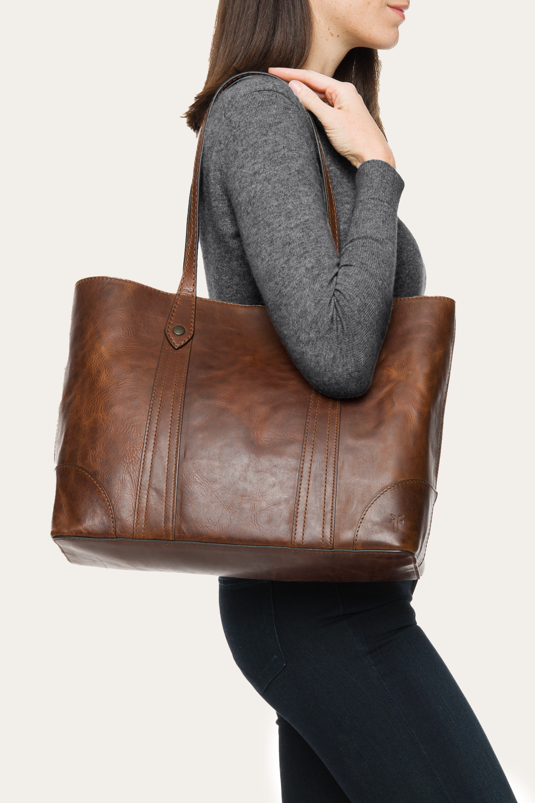 Cognac Handbags Frye Melissa Cognac Shopper