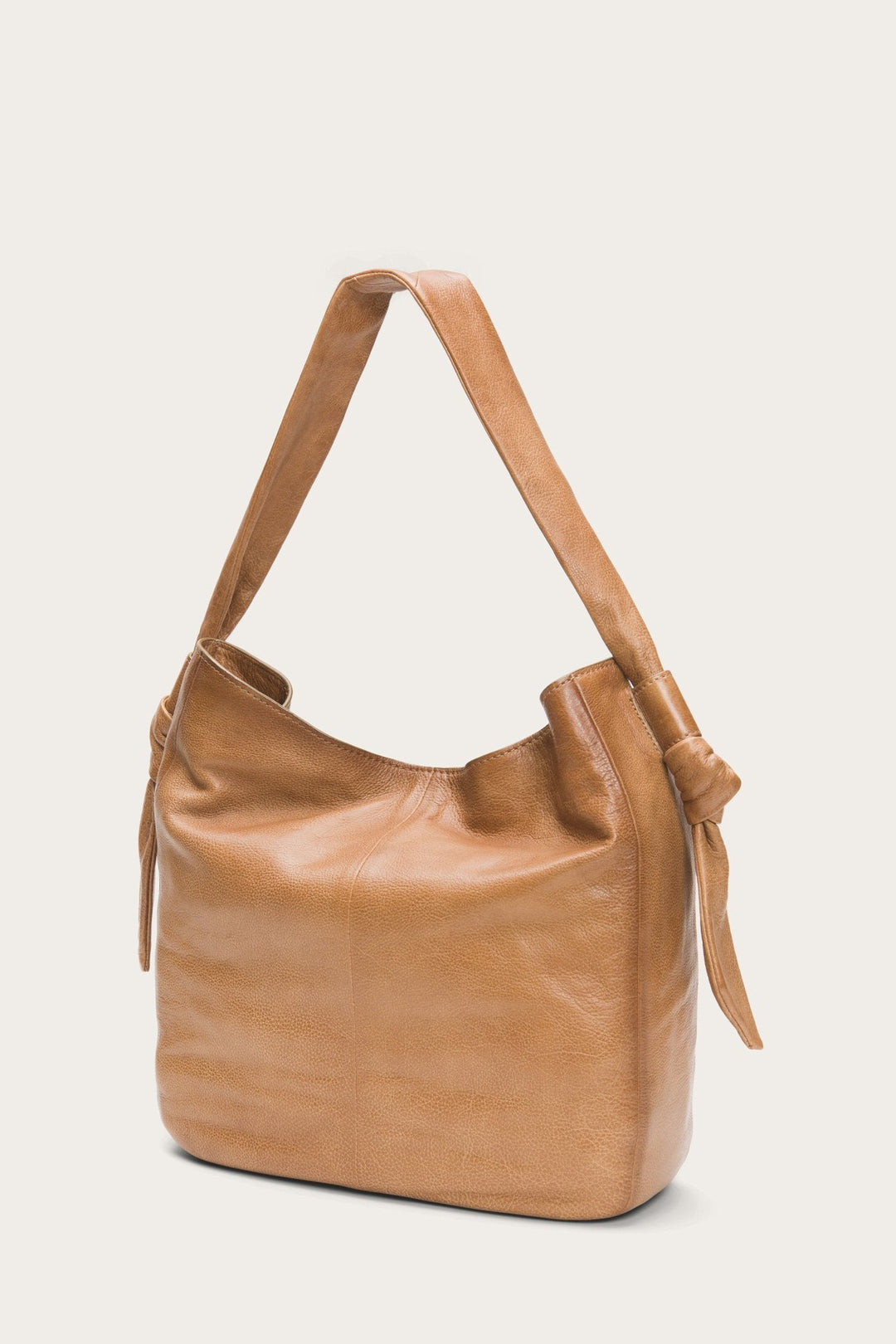Beige Handbags Frye Nora Knotted Hobo in Beige