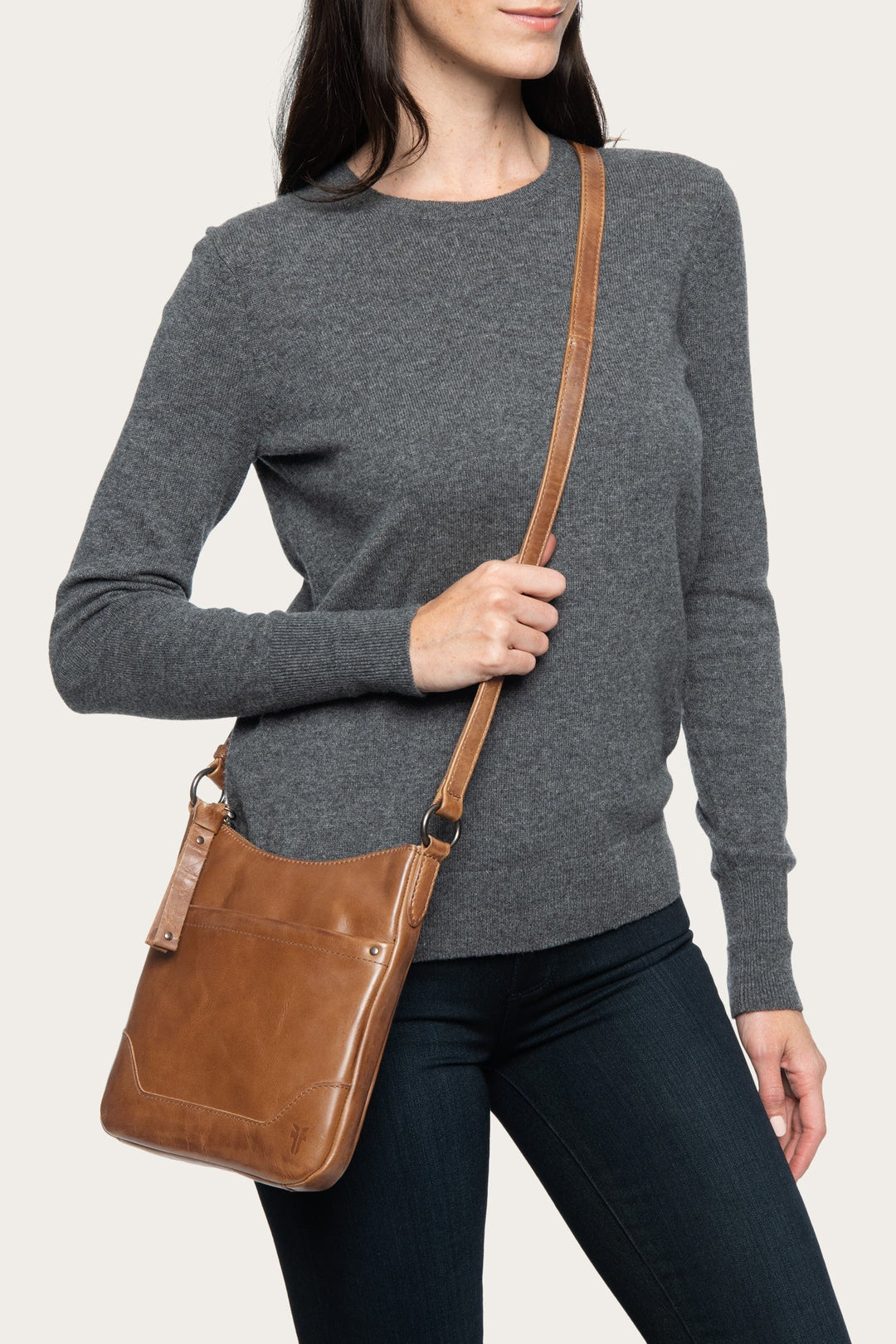 Cognac Handbags Frye Melissa Cognac Swing Pack