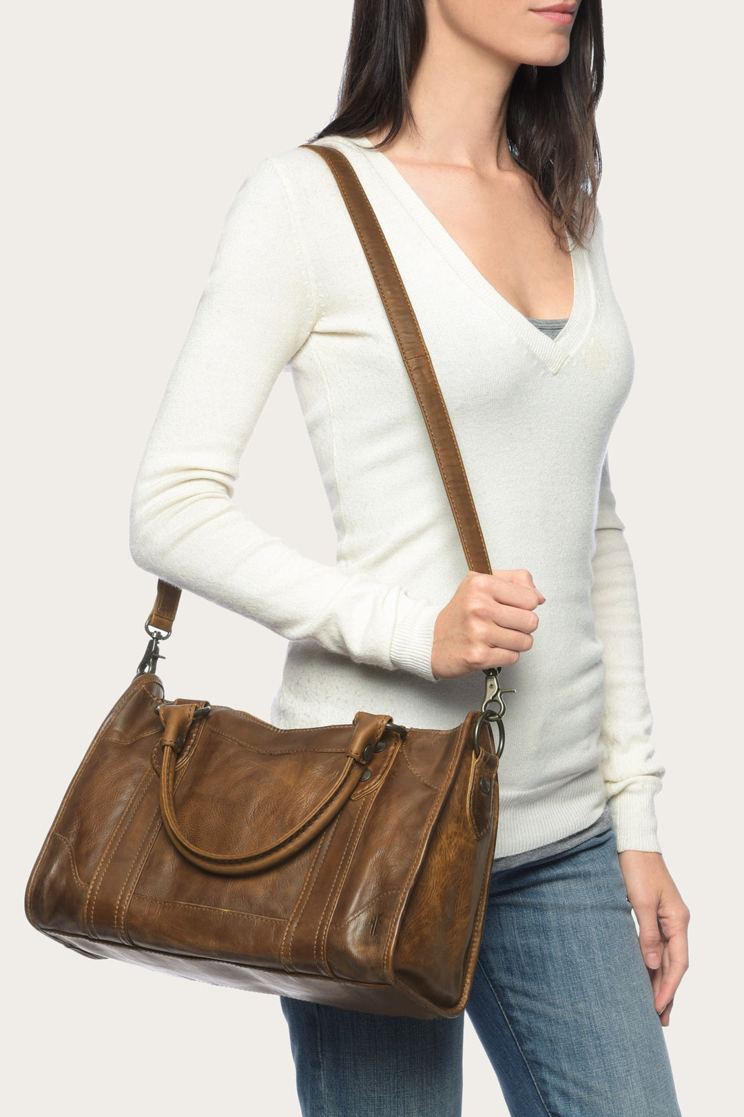 Cognac Handbags Frye Melissa Cognac Satchel