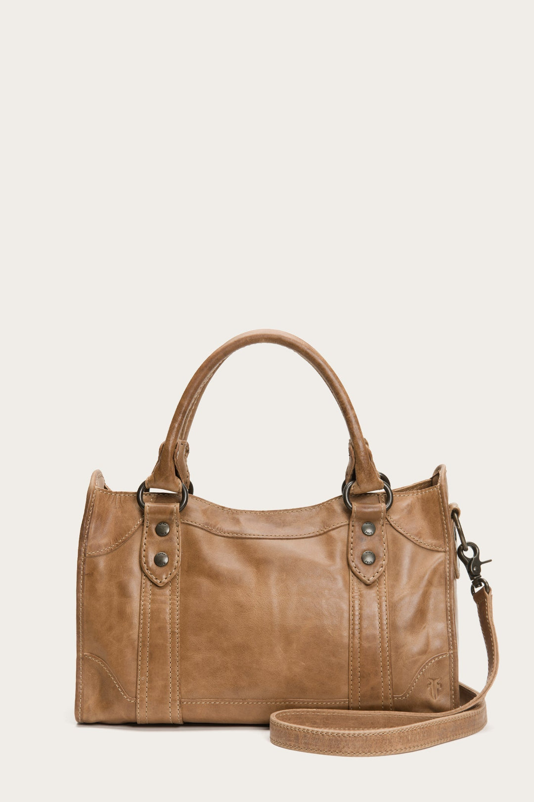 Beige Handbags Frye Melissa Beige Satchel