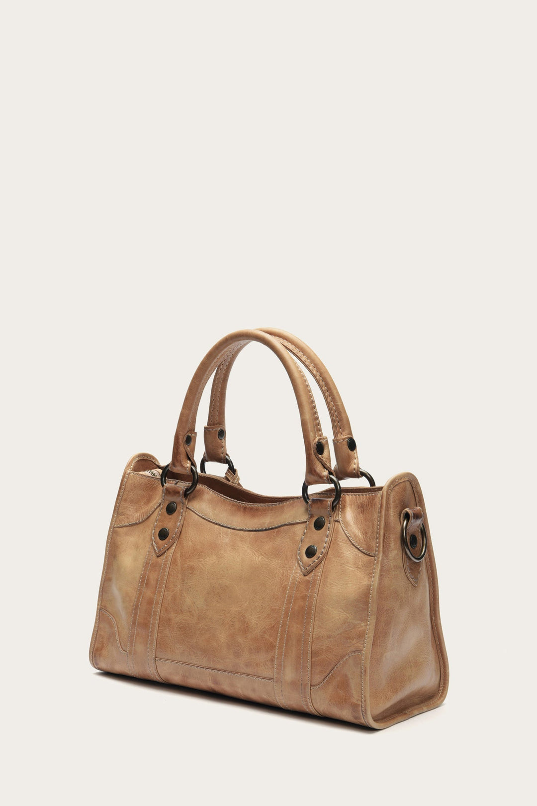 Beige Handbags Frye Melissa Beige Satchel