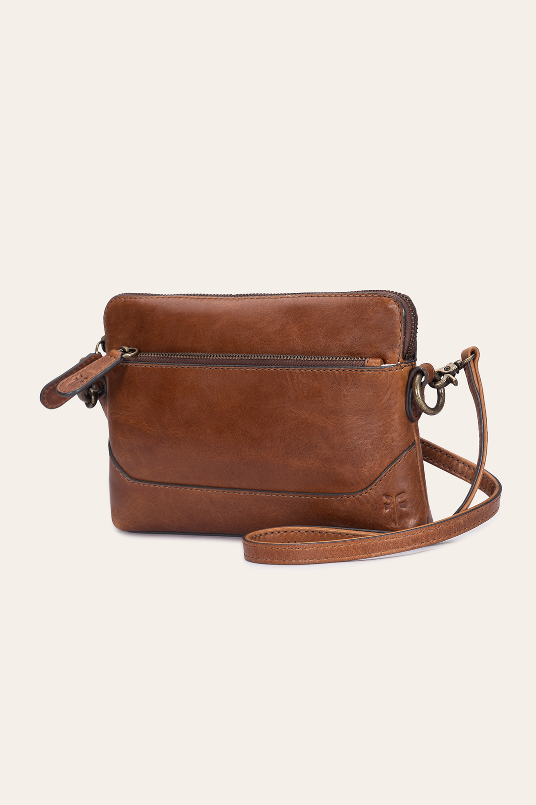 Cognac Handbags Frye Melissa Cognac Crossbody Wristlet