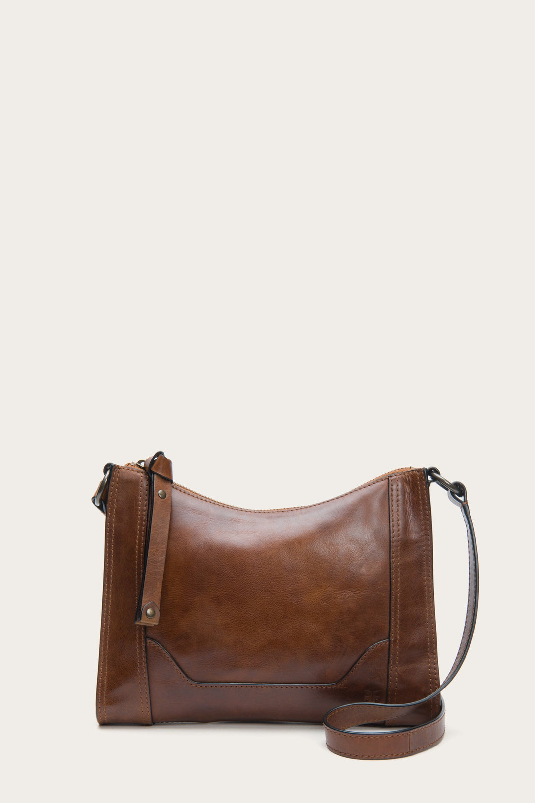 Cognac Handbags Frye Melissa Cognac Zip Crossbody
