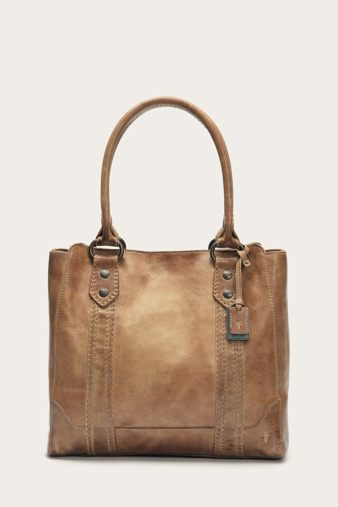 Beige Handbags Frye Melissa Beige Tote