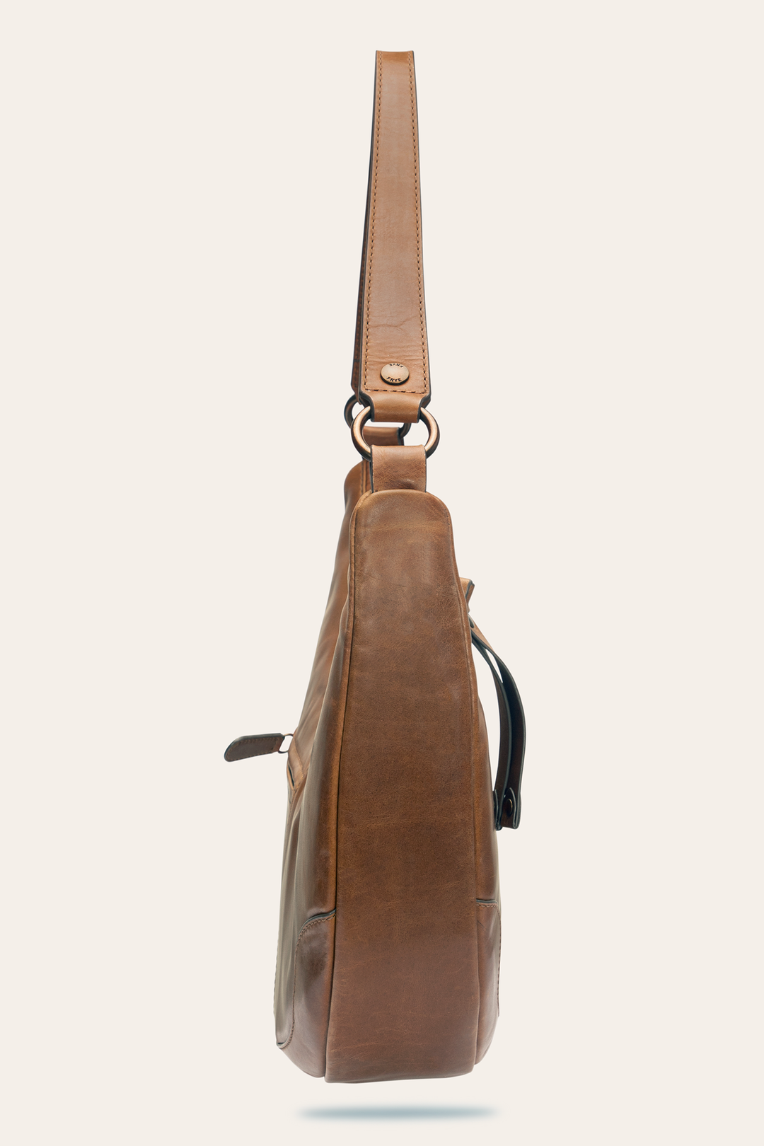 Cognac Handbags Frye Melissa Cognac Crescent Hobo