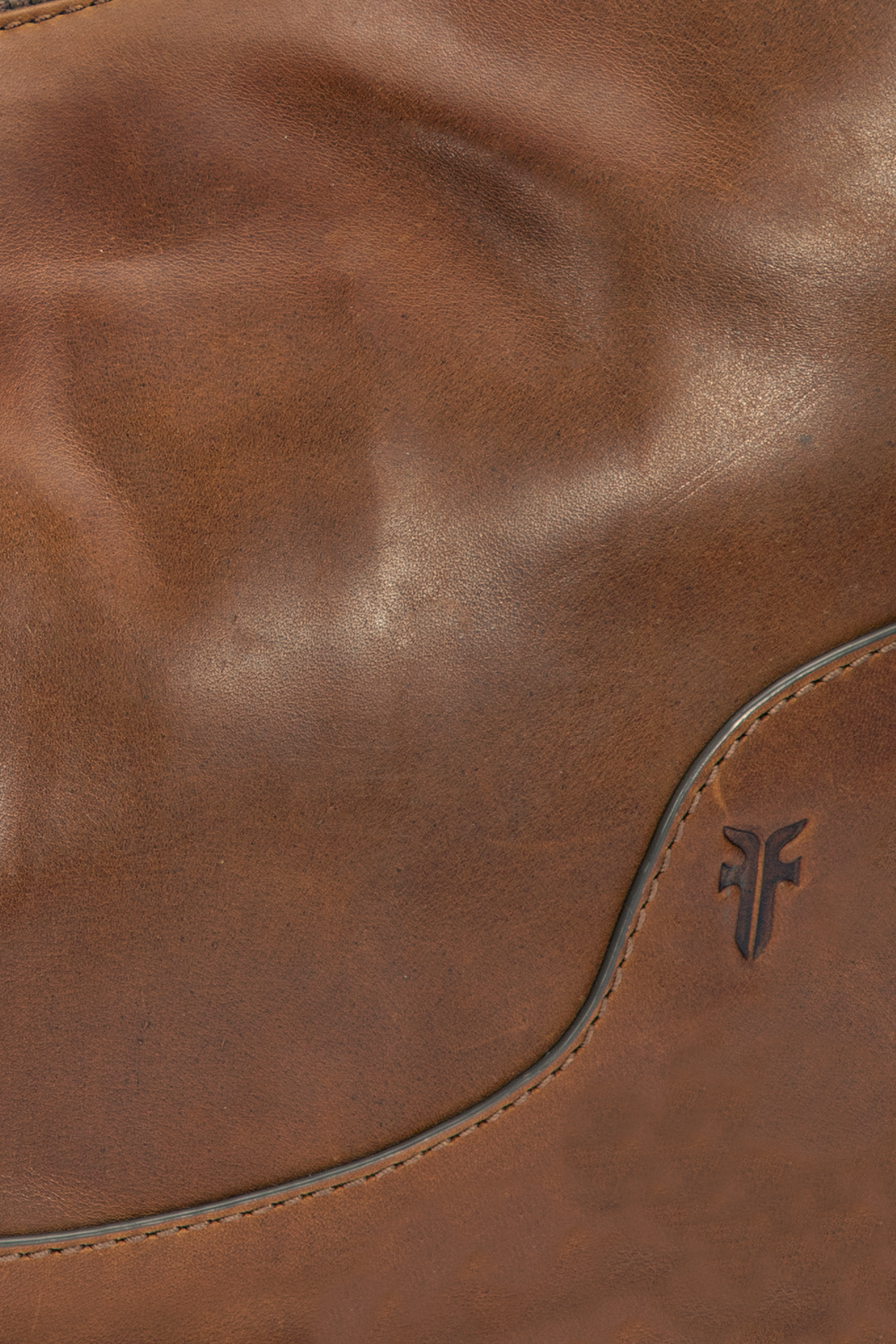 Cognac Handbags Frye Melissa Cognac Crescent Hobo