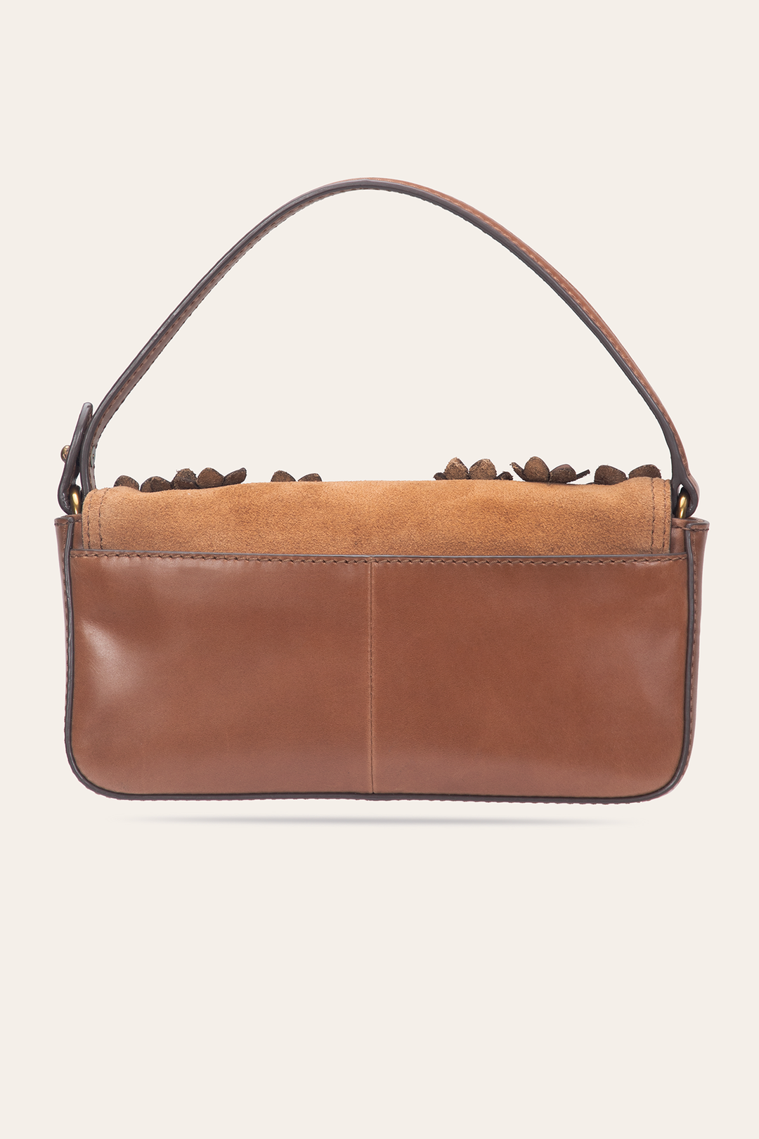 Cognac Handbags Frye Cognac Melissa Floral Convertible Mini Flap