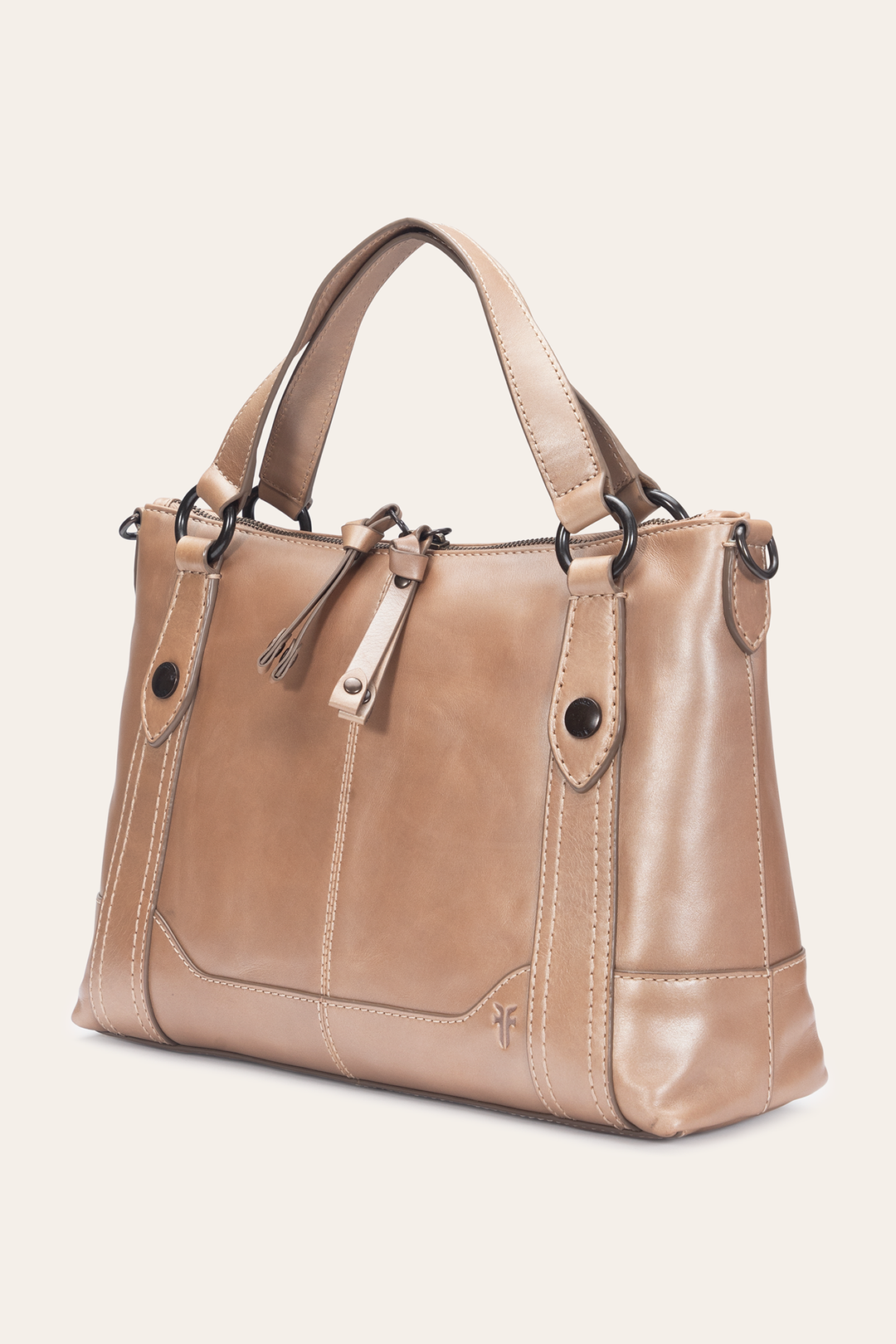 Light Bronze Handbags Frye Light Bronze Melissa Medium Satchel