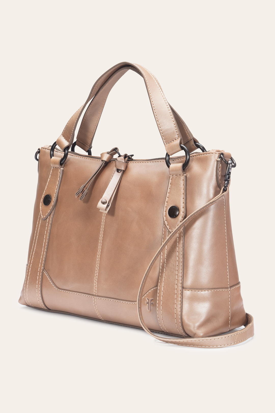 Light Bronze Handbags Frye Light Bronze Melissa Medium Satchel