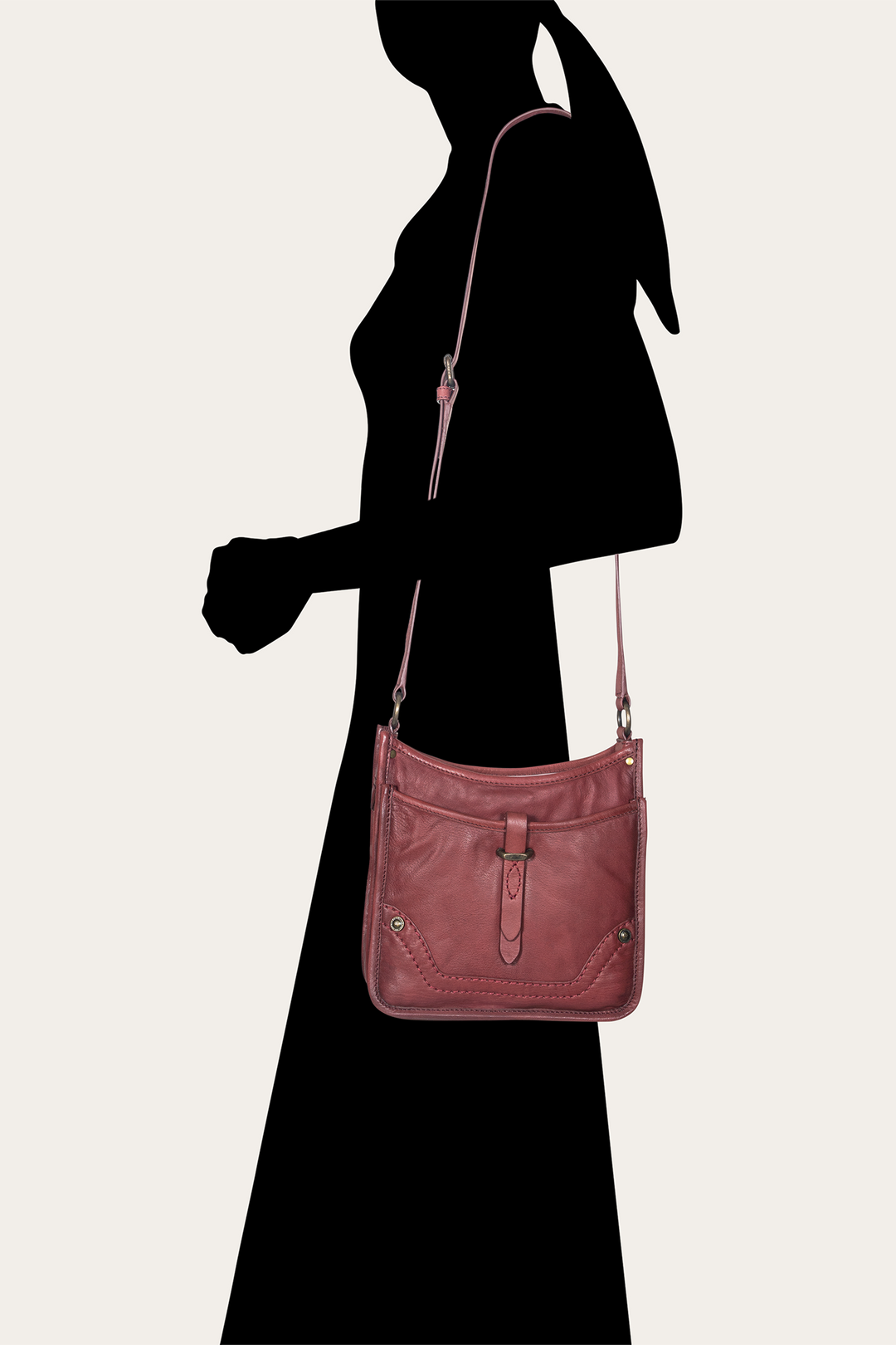 Burgundy Handbags Frye Campus Burgundy Crossbody