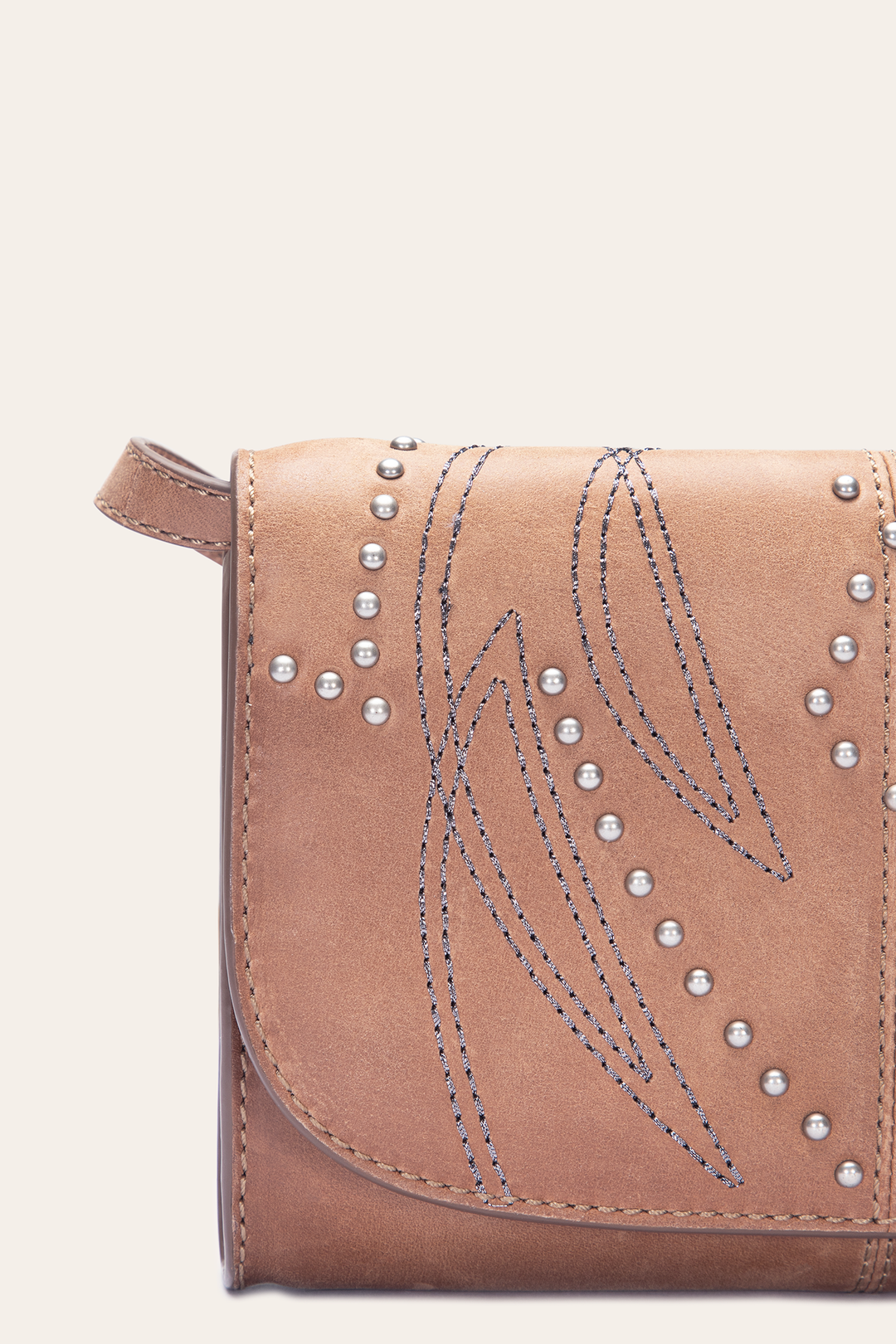 Beige Handbags Frye Sara Beige Wallet Crossbody