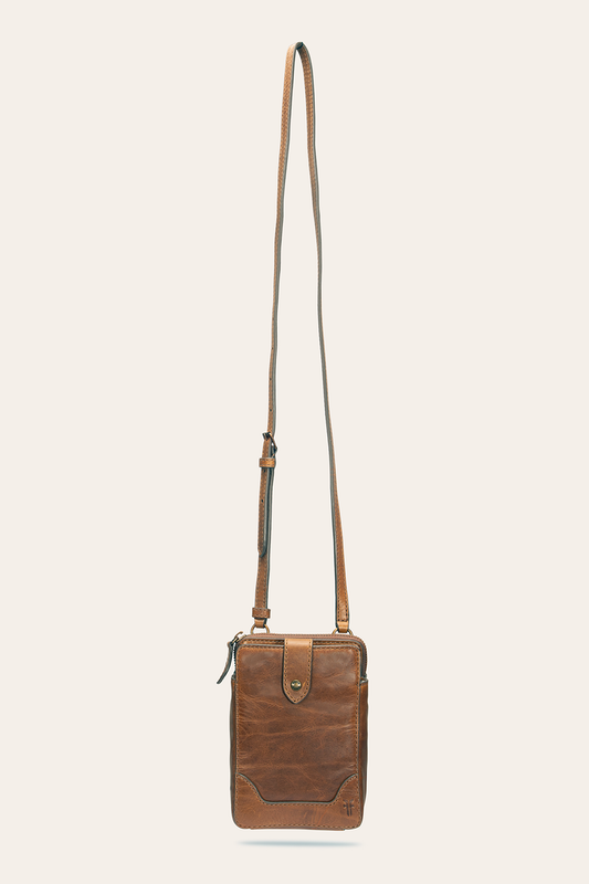 Cognac Handbags Frye Melissa Cognac Phone Crossbody