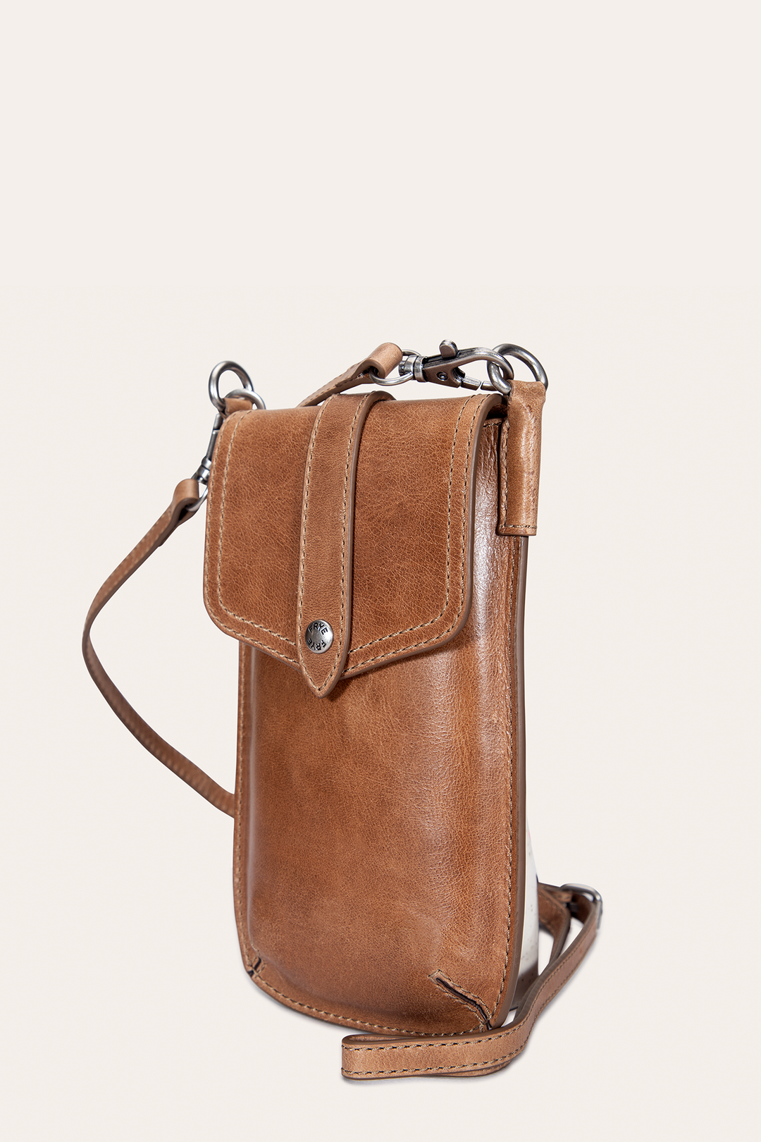 Beige Handbags Frye Melissa Beige Phone Pouch