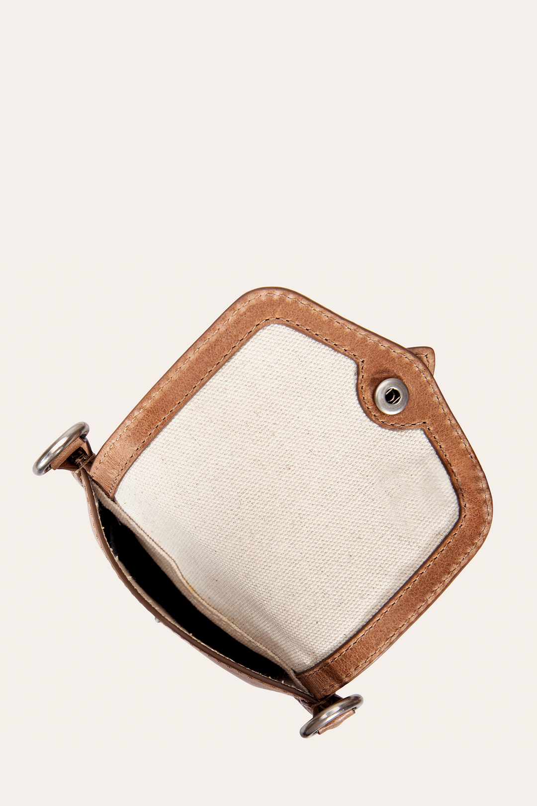 Beige Handbags Frye Melissa Beige Phone Pouch
