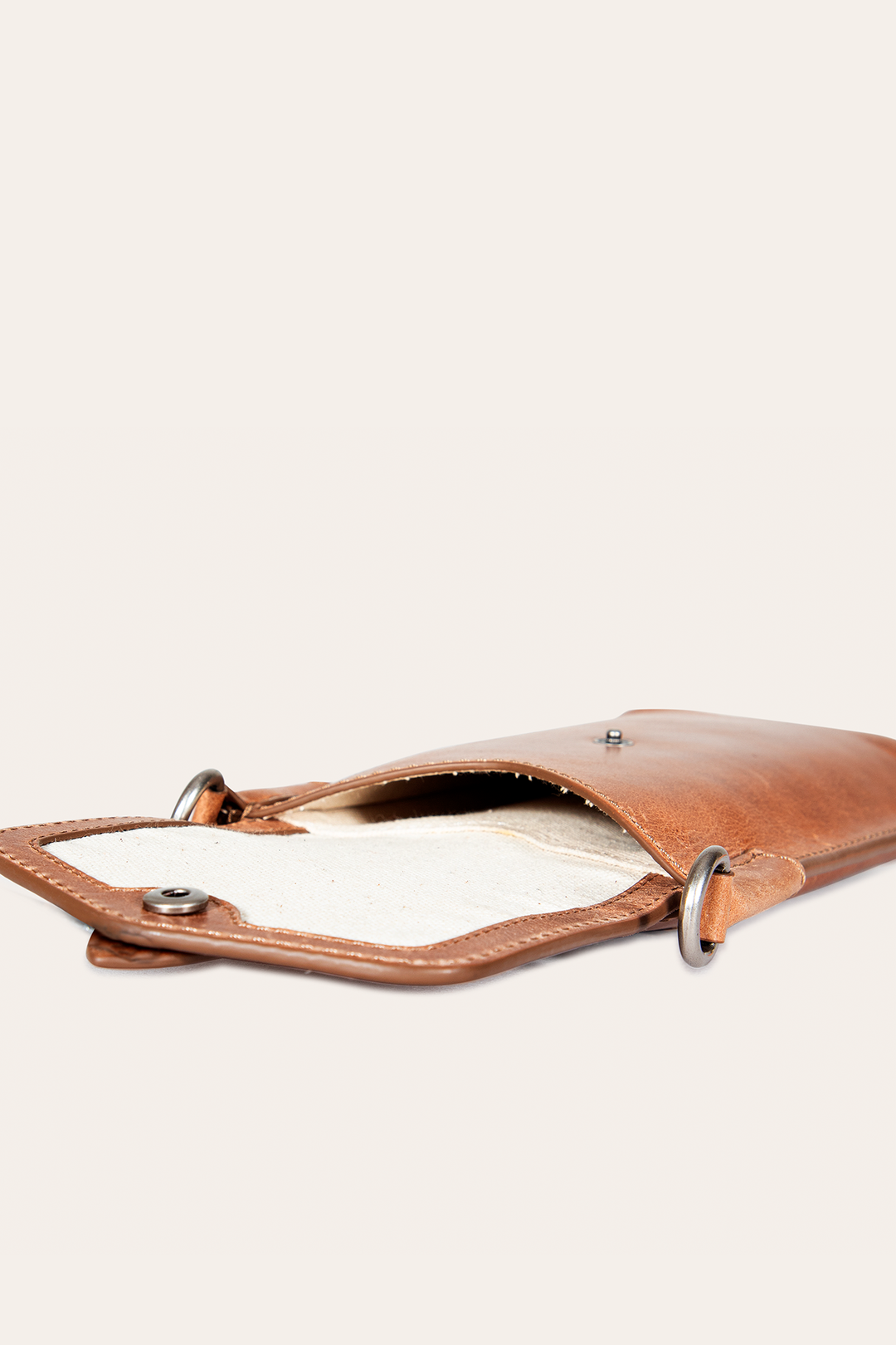 Beige Handbags Frye Melissa Beige Phone Pouch