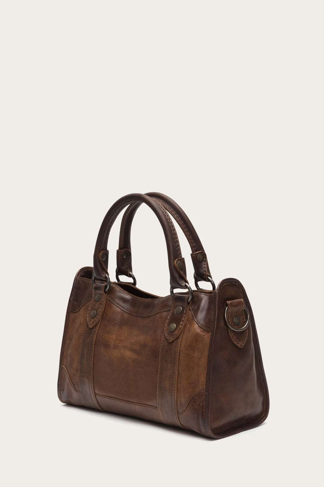 Dark Brown Handbags Frye Melissa Dark Brown Satchel