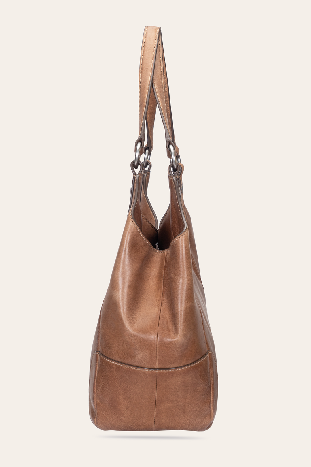 Beige Handbags Frye Melissa Four Poster in Beige