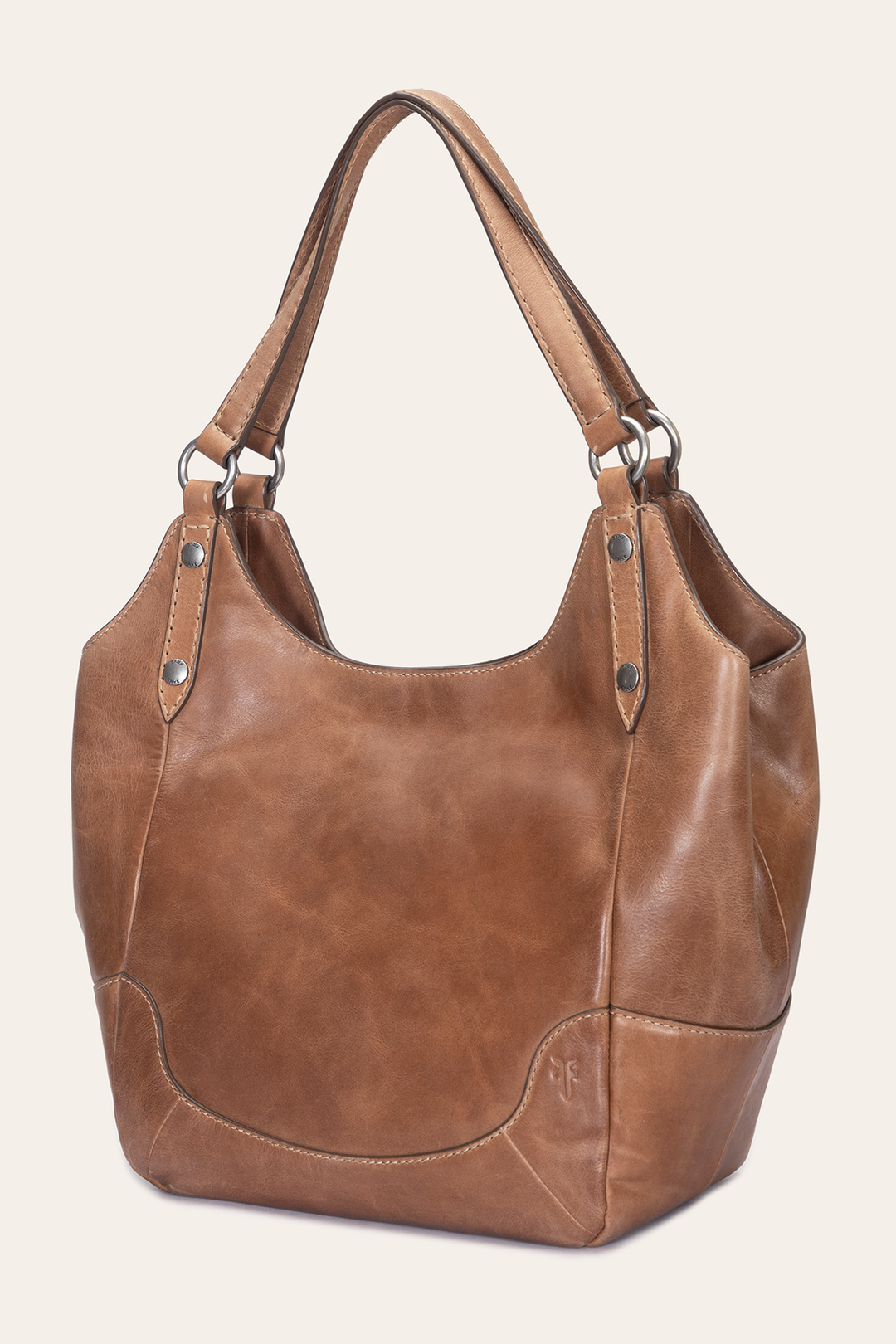 Beige Handbags Frye Melissa Four Poster in Beige