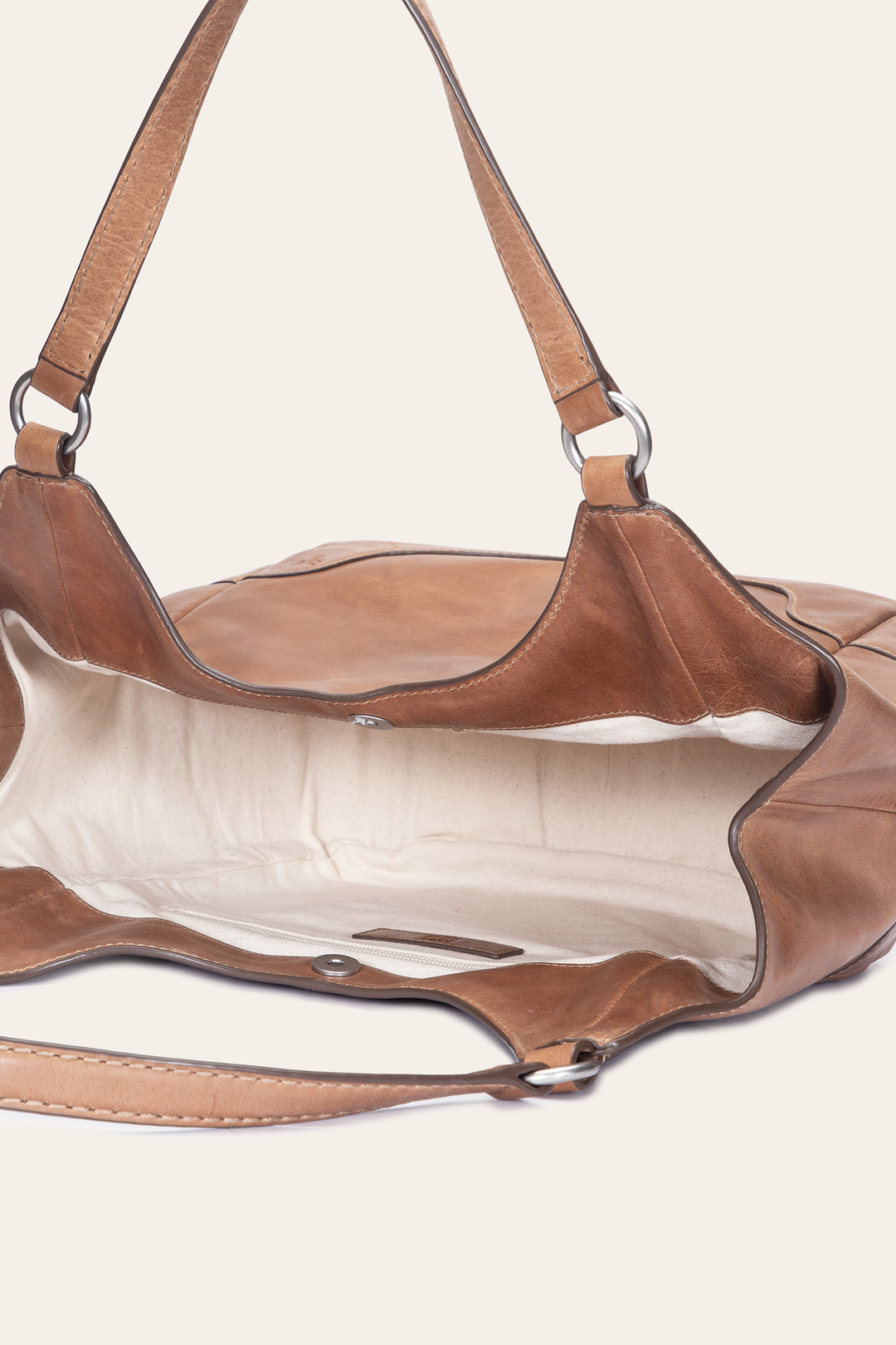 Beige Handbags Frye Melissa Four Poster in Beige
