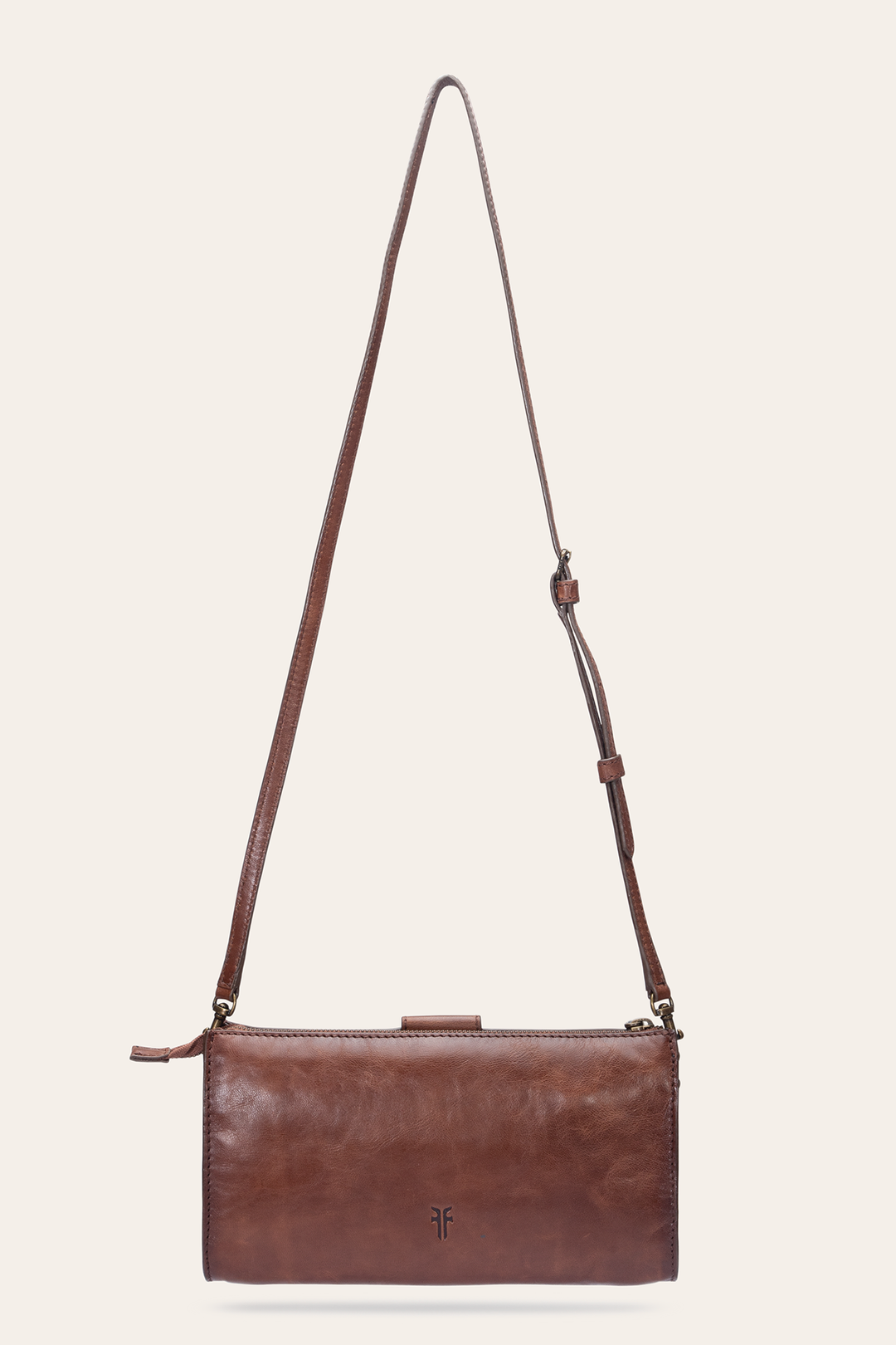 Cognac Handbags Frye Alex Cognac Crossbody Clutch