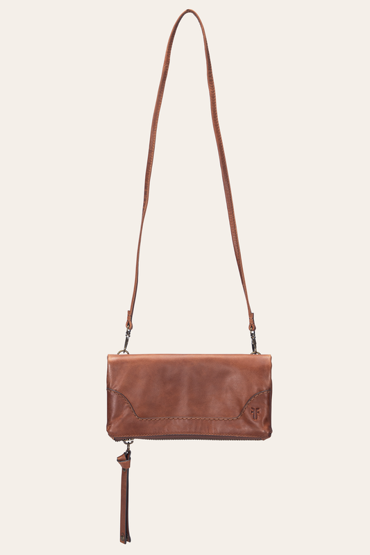 Cognac Handbags Frye Melissa Cognac Crossbody Clutch