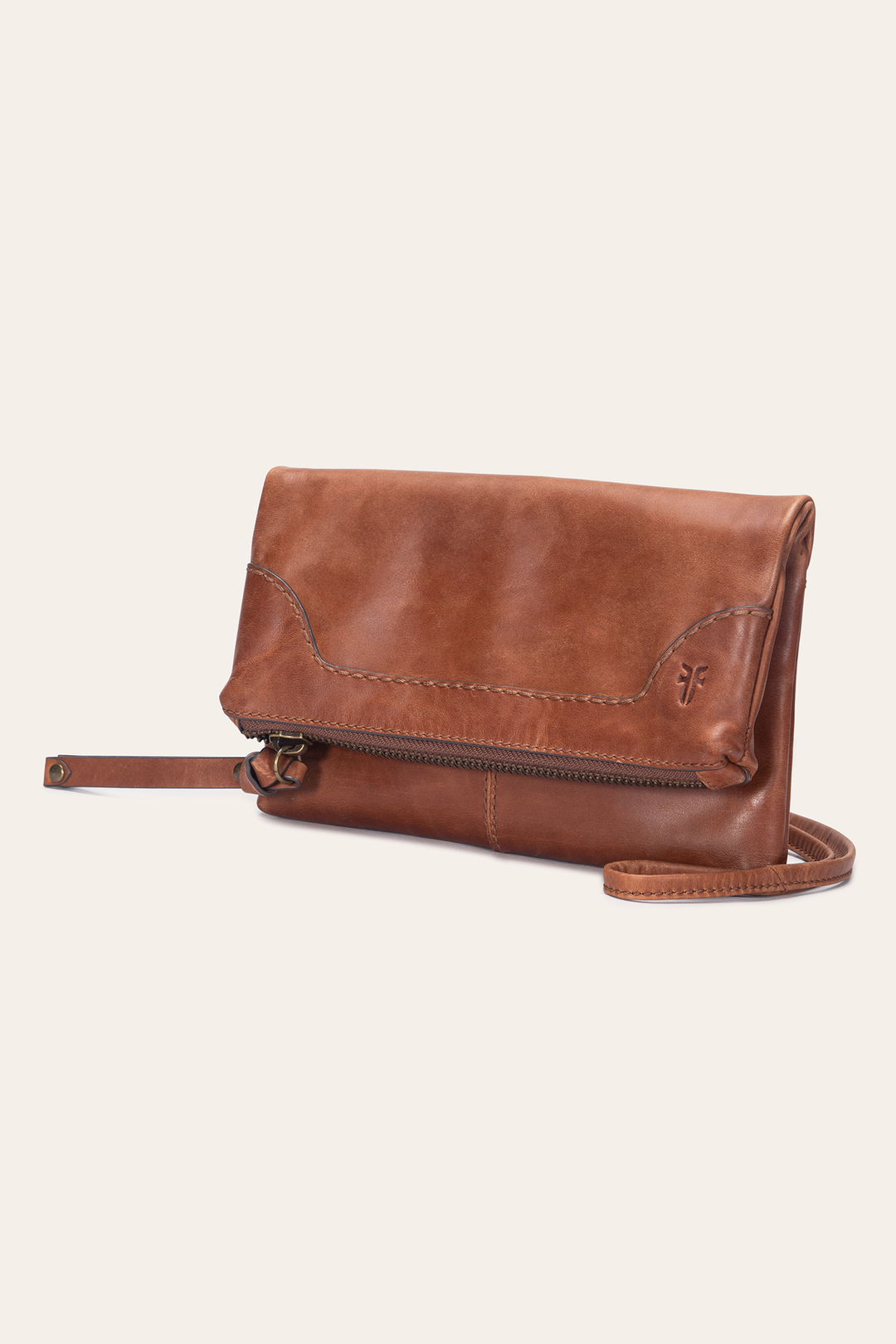 Cognac Handbags Frye Melissa Cognac Crossbody Clutch