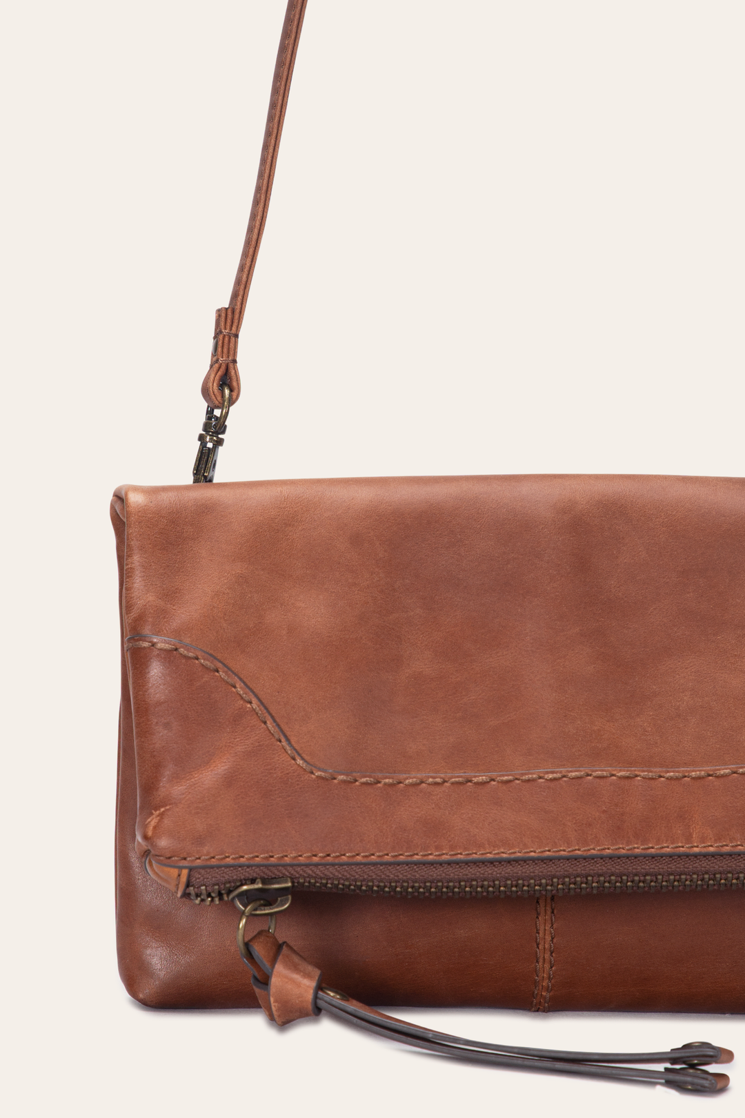 Cognac Handbags Frye Melissa Cognac Crossbody Clutch