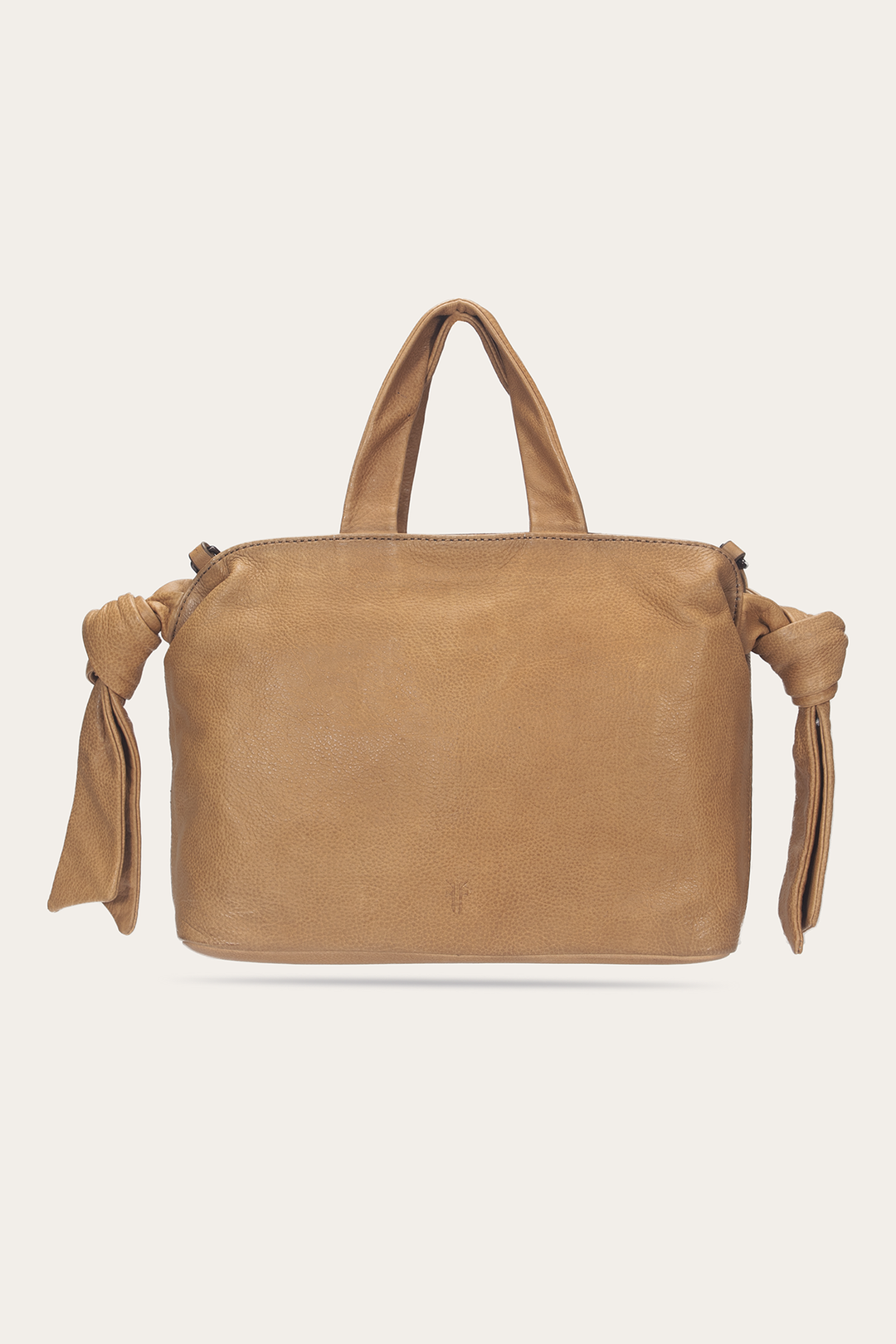 Beige Handbags Frye Beige Nora Knotted Satchel