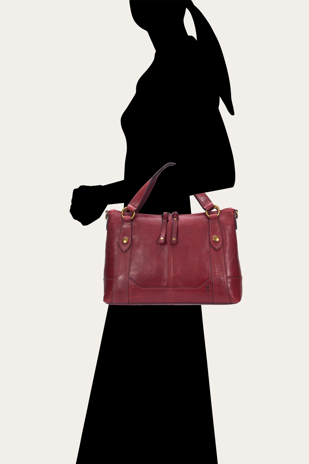Berry Lacquer Handbags Frye Berry Lacquer Melissa Medium Satchel