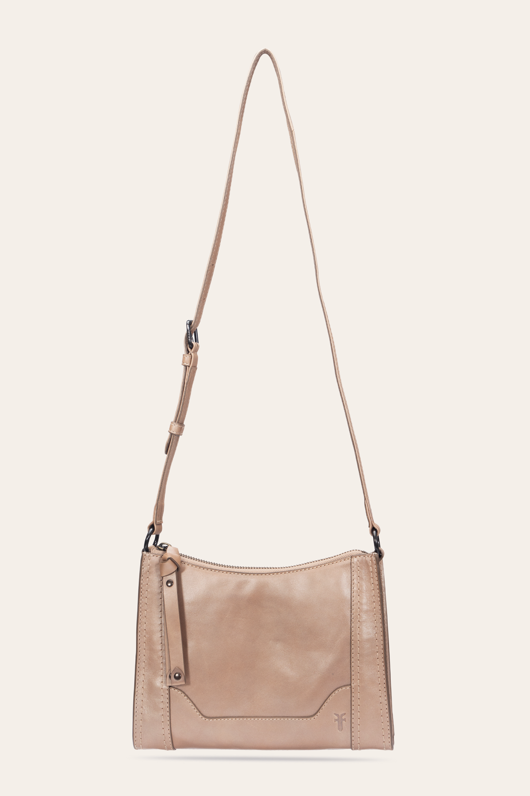 Light Bronze Handbags Frye Light Bronze Melissa Zip Crossbody